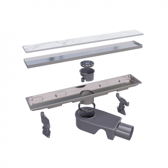 Душевой лоток RGW SDR-22 60 см, решетка под плитку