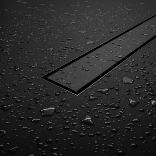 Душевой лоток RGW SDR-31B 40 см, чёрный