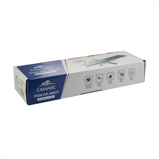 Душевой лоток САНАКС 00037 400х70 линейный, горизонтальный, с зазором под плитку нержавеющая сталь