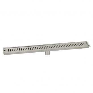 Душевой лоток САНАКС 00051 800х100 с зазором под плитку с гидрозатвором нержавеющая сталь