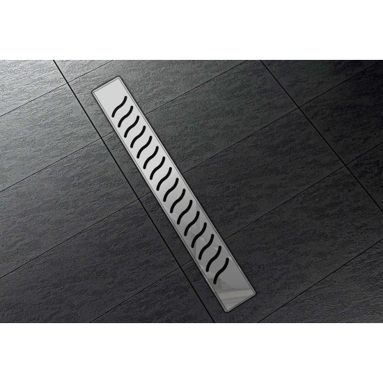 Душевой лоток VINCEA Say Almira Jasmin Bukle 60 см, хром