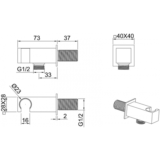 Душевой набор ALLEN BRAU Infinity 5.21021-31, чёрный матовый