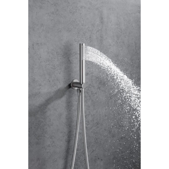 Душевой набор ALLEN BRAU Priority 5.31019-BN брашированный никель