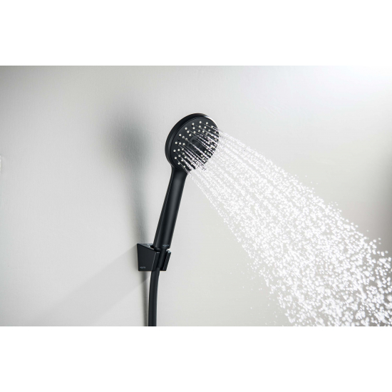 Душевой набор AQUATEK Бетта AQ2032MB 100 3 jet матовый чёрный