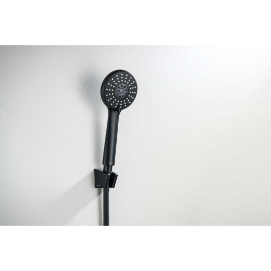 Душевой набор AQUATEK Бетта AQ2032MB 100 3 jet матовый чёрный