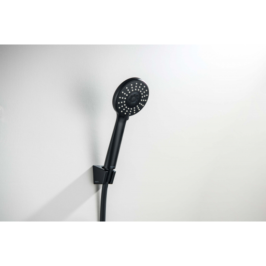 Душевой набор AQUATEK Бетта AQ2032MB 100 3 jet матовый чёрный