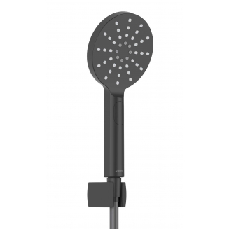 Душевой набор AQUATEK Оберон AQ2033MB Select 120 3 jet матовый чёрный