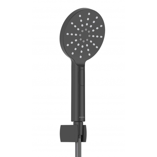 Душевой набор AQUATEK Оберон AQ2033MB Select 120 3 jet матовый чёрный