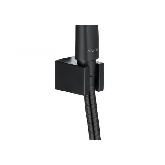 Душевой набор AQUATEK Вега AQ2010MB матовый чёрный