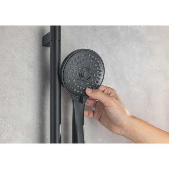 Душевой набор AQUATEK Вега AQ2010MB матовый чёрный