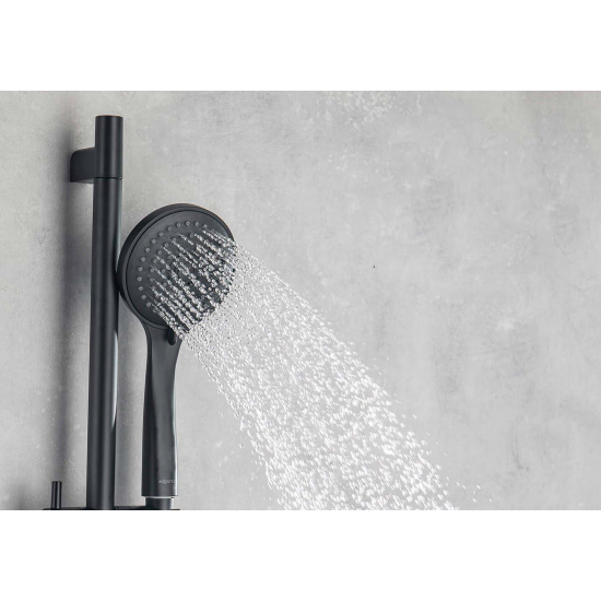 Душевой набор AQUATEK Вега AQ2010MB матовый чёрный