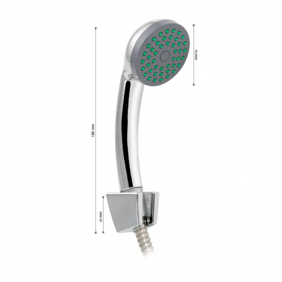 Душевой набор BRIMIX 6006 лейка, шланг, кронштейн