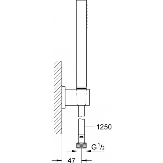 Душевой набор GROHE Euphoria Cube Stick 27702000 хром