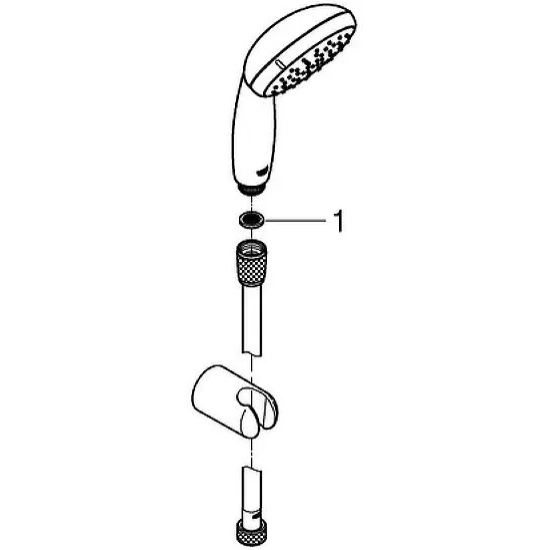 Душевой набор GROHE Tempesta New 2780310E хром