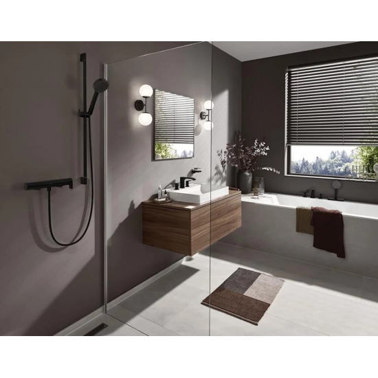 Душевой набор HANSGROHE Pulsify Relaxation 105 3jet 24303670, 1,6, матовый чёрный
