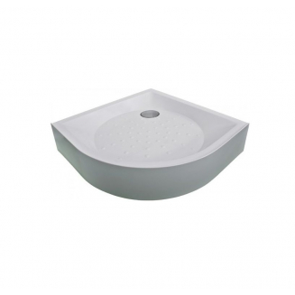 Душевой поддон 1МАРКА Afina полукруглый 80x80 АБС-пластик