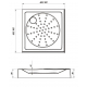 Душевой поддон 1МАРКА Freya квадратный 90x90 АБС-пластик