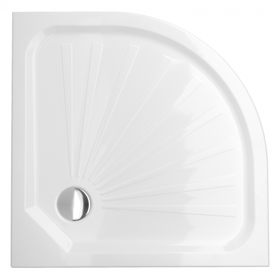 Душевой поддон 1МАРКА Tondo полукруглый 100x100 АБС-пластик