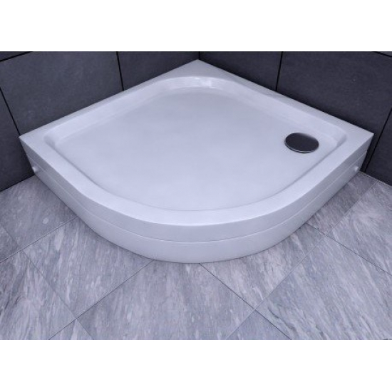 Душевой поддон АКВАТЕК 90x90 литьевой мрамор, четверть круга