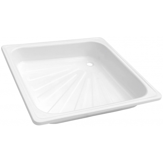 Душевой поддон АНТИКА 80x80x15 сталь, квадрат