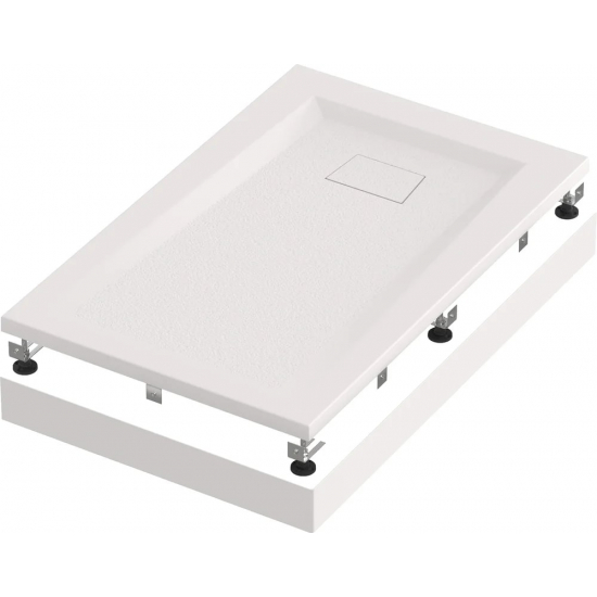 Душевой поддон BAS Good Door Атриум 120x90 литьевой мрамор, белый (без слива / ножек / экрана)