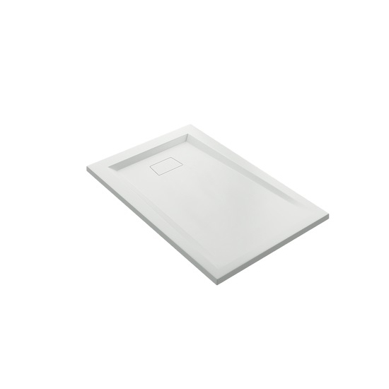 Душевой поддон BAS Good Door Атриум 130x90 литьевой мрамор, белый (без слива / ножек / экрана)