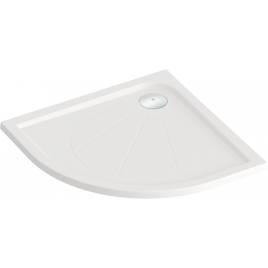 Душевой поддон BAS Good Door Эклипс 80x80 литьевой мрамор, белый (без слива / ножек / экрана)