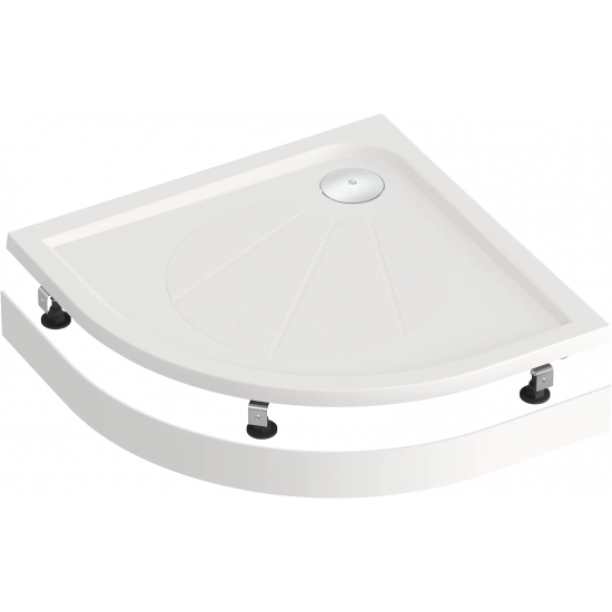 Душевой поддон BAS Good Door Эклипс 80x80 литьевой мрамор, белый (без слива / ножек / экрана)