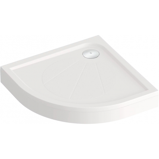 Душевой поддон BAS Good Door Эклипс 80x80 литьевой мрамор, белый (без слива / ножек / экрана)