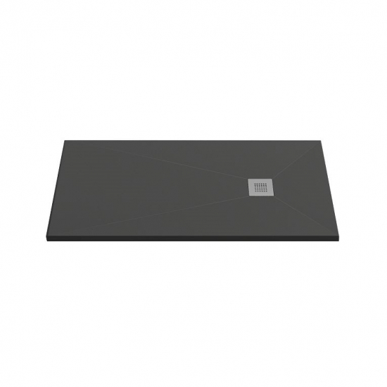 Душевой поддон BAS Good Door Essentia 120x90 литьевой мрамор, чёрный (без слива / ножек / экрана)