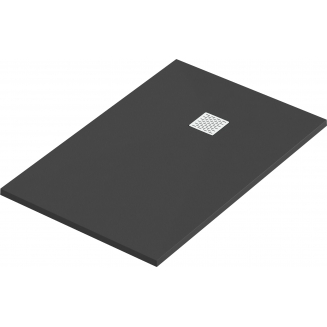 Душевой поддон BAS Good Door Essentia 120x90 литьевой мрамор, чёрный (без слива / ножек / экрана)