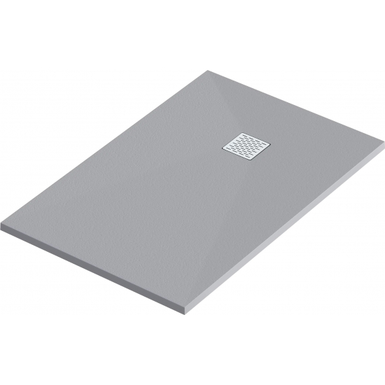 Душевой поддон BAS Good Door Essentia 120x90 литьевой мрамор, серый (без слива / ножек / экрана)