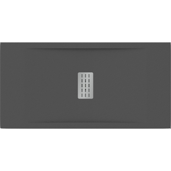 Душевой поддон BAS Good Door Flow 120x80 литьевой мрамор, чёрный (без слива / ножек / экрана)