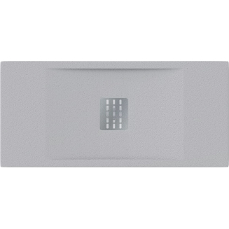 Душевой поддон BAS Good Door Flow 120x80 литьевой мрамор, серый (без слива / ножек / экрана)