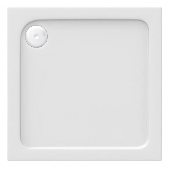Душевой поддон BAS Good Door Форум 90x90 акрил, слив в комплекте