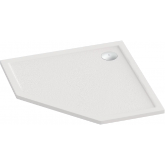 Душевой поддон BAS Good Door Пента 90x90 литьевой мрамор, белый (без слива / ножек / экрана)