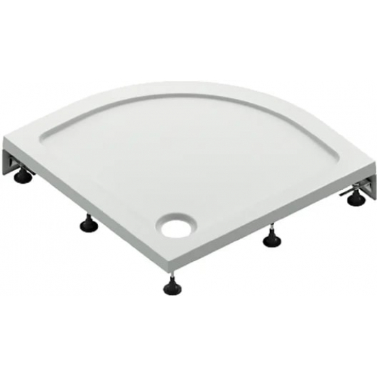 Душевой поддон BAS Good Door Раунд R 100x100  акрил, слив в комплекте