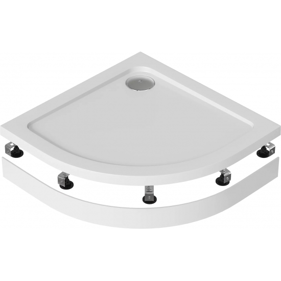 Душевой поддон BAS Good Door Раунд R 80x80  акрил, слив в комплекте