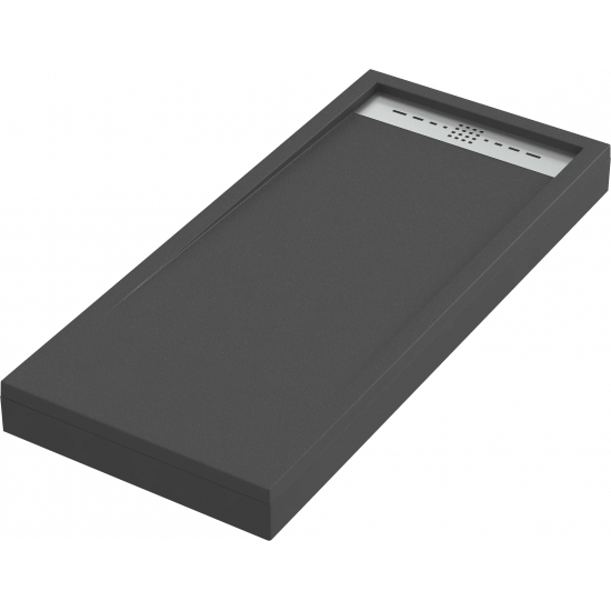 Душевой поддон BAS Good Door Stella 120x80 литьевой мрамор, черный (без слива / ножек / экрана)