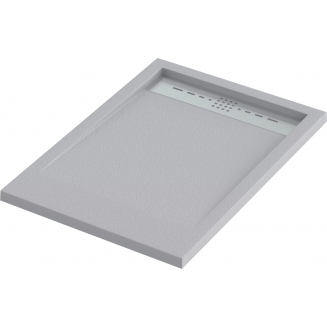 Душевой поддон BAS Good Door Stella 120x80 литьевой мрамор, серый (без слива / ножек / экрана)