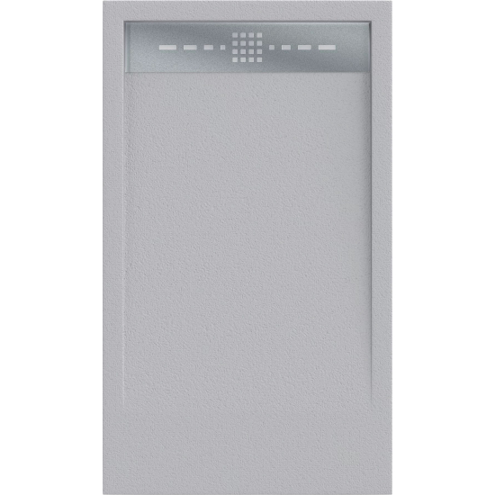 Душевой поддон BAS Good Door Stella 140x90 литьевой мрамор, серый (без слива / ножек / экрана)