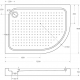 Душевой поддон BELBANGO TRAY-BB-RH-120/80-550-15-W-L 120x80x15 акрил