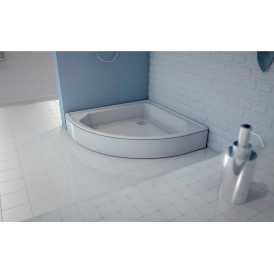 Душевой поддон BLB C00C Europa 70x70 сталь, четверть круга