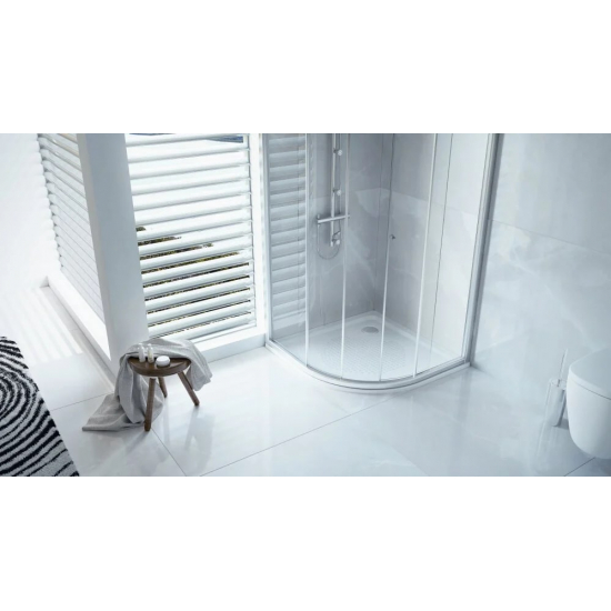 Душевой поддон BLB Corner CC9631001 90x90 сталь, четверть круга