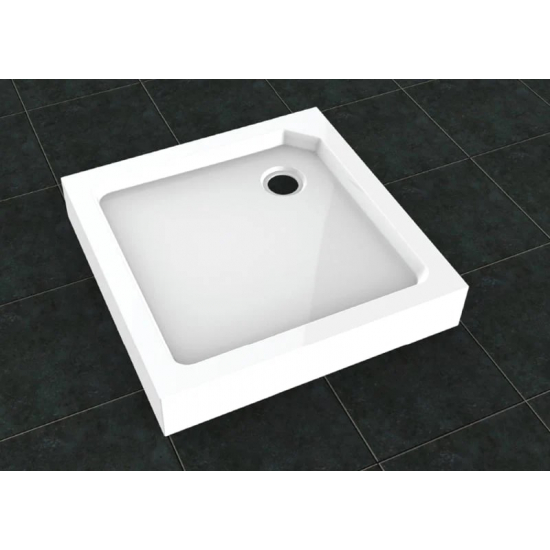 Душевой поддон CEZARES Tray SMC TRAY-SMC-A-80-550-150-W 80x80x14 стеклопластик