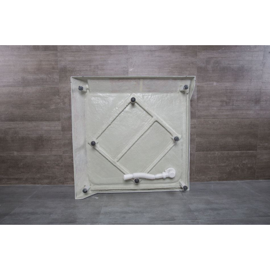 Душевой поддон ERLIT Comfort ER100H 100x100x15 акрил