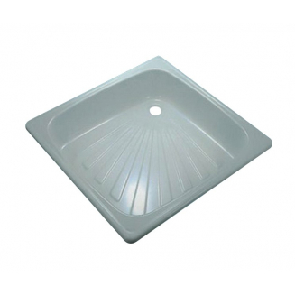 Душевой поддон ГОМЕЛЬ 80x80x14 сталь, квадрат