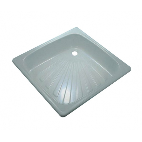 Душевой поддон ГОМЕЛЬ 80x80x14 сталь, квадрат