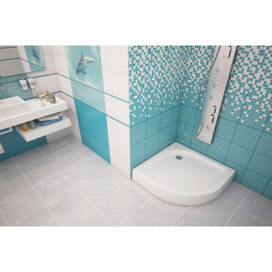 Душевой поддон МЕТАКАМ Classic N 90x90x16 акрил, (каркас+экран)