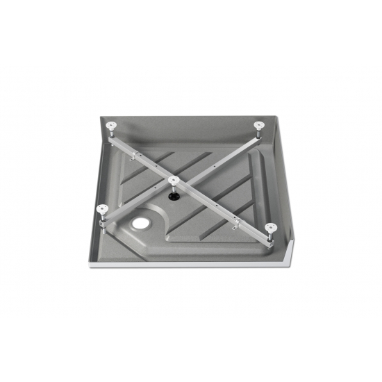 Душевой поддон МЕТАКАМ Universal N 80x80x16 акрил, (каркас+экран)